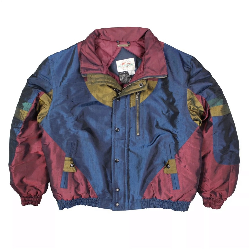 Vintage Retro McGregor Nylon Blend Bomber Jacket